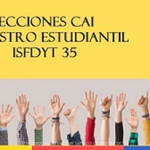 Elecciones claustro estudiantil Consejo académico institucional (CAI)