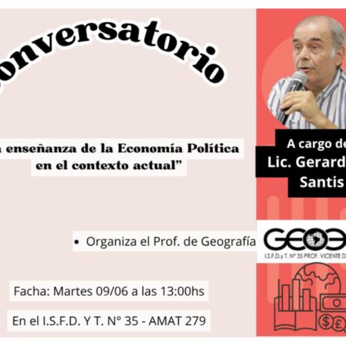Conversatorio: La enseñanza de la economía política en el contexto actual