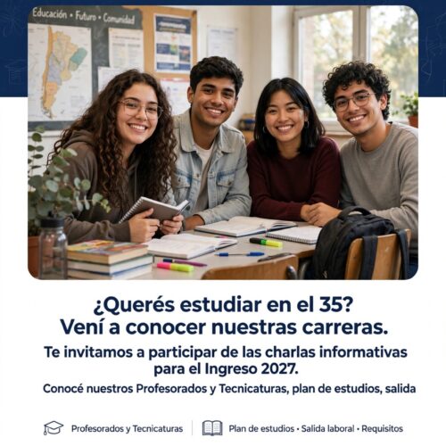 CHARLAS INFORMATIVAS ASPIRANTES 2027 ISFDyT 35